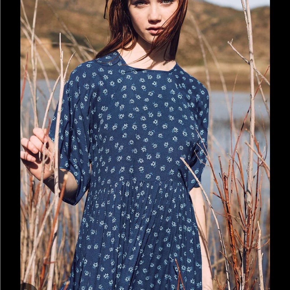Christy Dawn Theo Dress, Blue Daisy, Small, Blue Dress, Christy Dawn Dresses